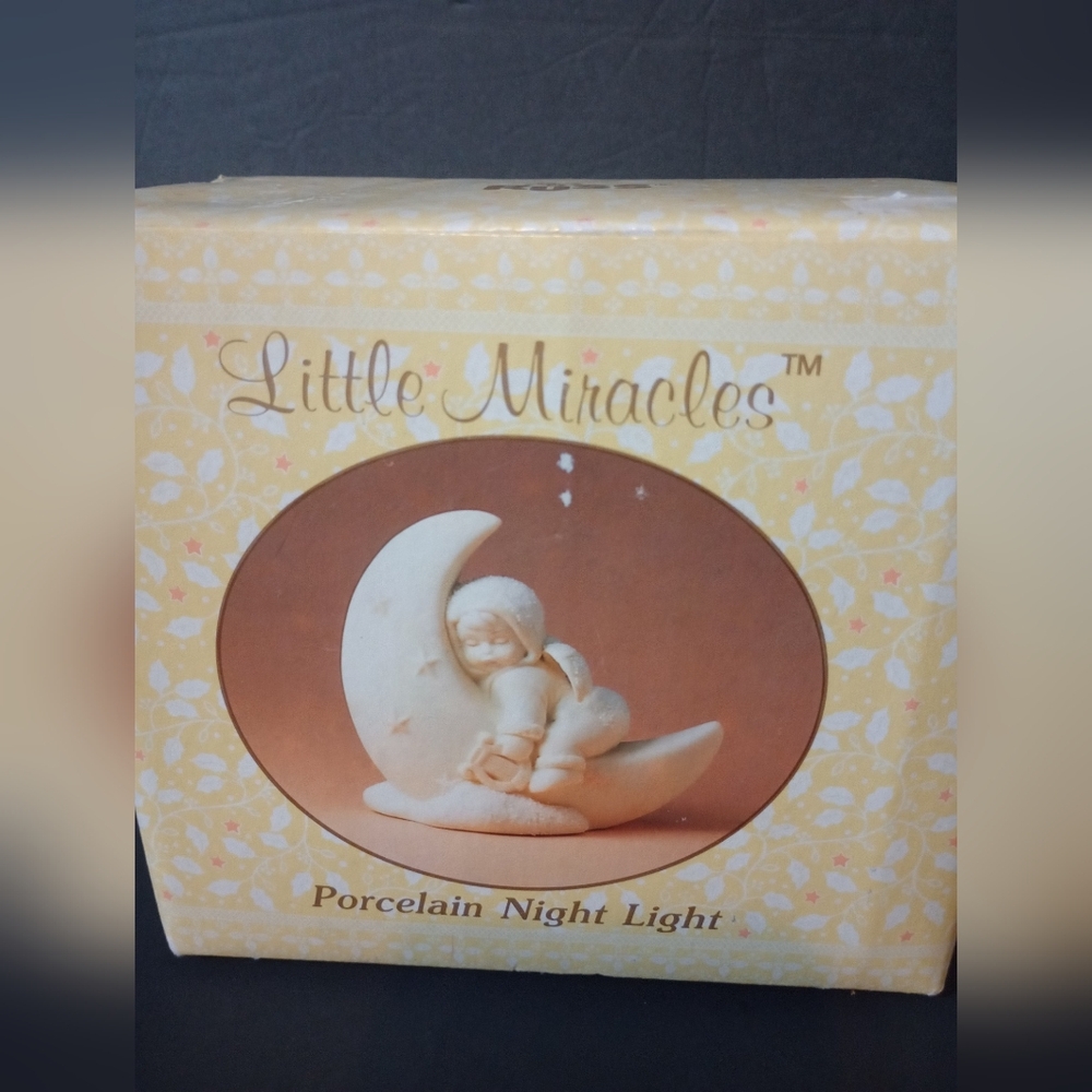 Russ "Little Miracles" Porcelain Night Light Original Box